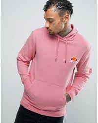 pink ellesse hoodie