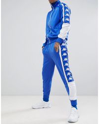 Pantalon de jogging avec large bande griffe Kappa pour homme en coloris  Bleu - Lyst