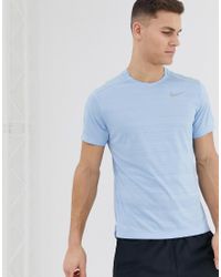 Nike Miler T-shirt In Sky Blue for Men 