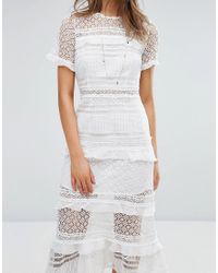 foxiedox white lace dress