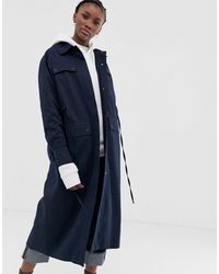 weekday long bomber coat