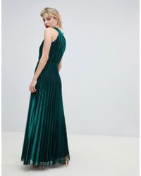 coast monroe lurex maxi dress