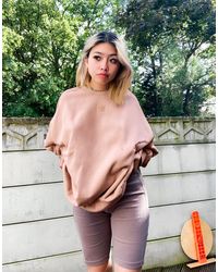 new neutrals logo sweatshirt in pink 
