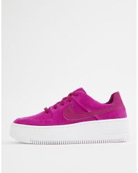 nike air force 1 sage low berry