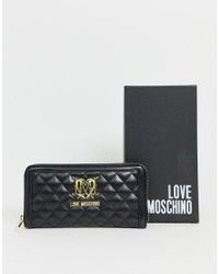 moschino black wallet