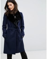 french connection blue coat