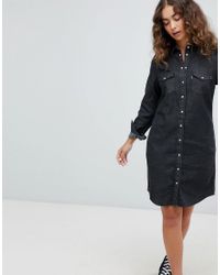 Vestido vaquero estilo western Ultimate Levi's de Denim de color Negro |  Lyst