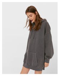stradivarius teddy hoodie