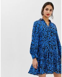 whistles jungle cat midi dress