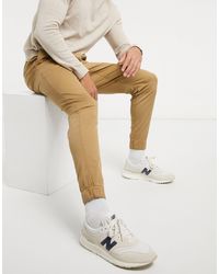 Jogger caqui oscuro Hollister de Denim de color Marrón para hombre | Lyst