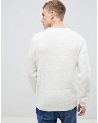 knitted jumper cream