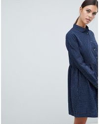 french connection navy shirt dress