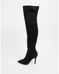 aldo flat knee high boots