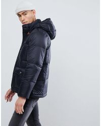 abercrombie black puffer jacket