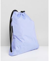 purple nike drawstring bag