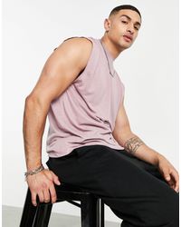 ASOS Pink Oversized Vest for men