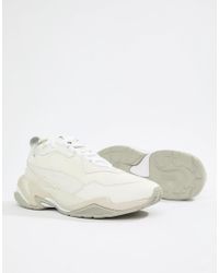 puma thunder desert white womens