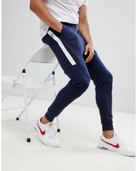 Tech fleece pants blue Clearance