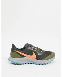 Zapatillas verdes air zoom pegasus 36 trail Nike de hombre de color Verde |  Lyst