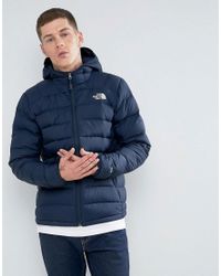 navy blue north face jacket mens