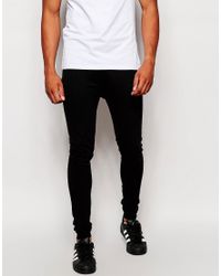 mens black skinny tracksuit