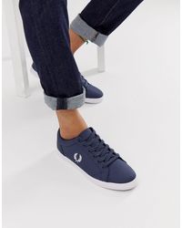 Fred Perry Baseline Ripstop Sneakers in Navy (Blue) for Men - Lyst