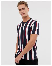 vertical striped t shirt mens
