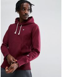 red champion hoodie mens small