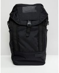 eastpak fluster merge full black backpack