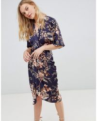 hope and ivy knot front maxi dress
