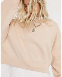 nike mini swoosh oversized sweatshirt