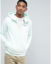 mint green nike hoodie mens