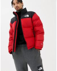 red puffer north face