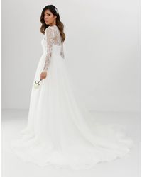 asos edition princess wedding dress