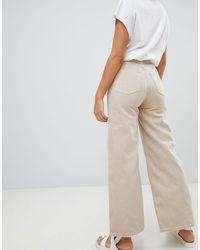 weekday ace wide leg jeans