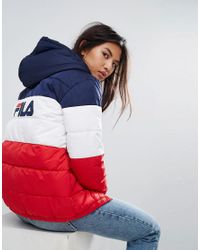 fila longline padded jacket