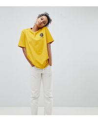 converse t shirt womens yellow