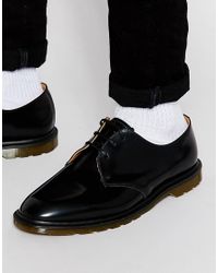 Dr. Martens Leather Made In England Archie Shoes in Black for Men - Lyst