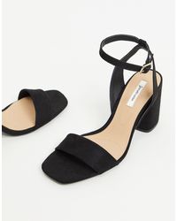 Sandalias negras Stradivarius de color Negro | Lyst