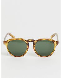 Occhiali da sole rotondi tartarugati chiari da Uomo di A.J. Morgan in  Marrone | Lyst