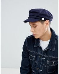 Baker boy hat blue Clearance