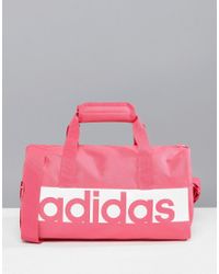 pink adidas gym bag