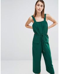 whistles green jumpsuit