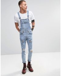 skinny dungarees mens