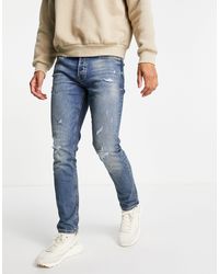 Jack \u0026 Jones blue men´s jeans Glenn slim fit - Men's Trousers, Shorts •  Differenta.com