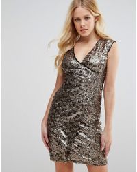 oasis black gold dress