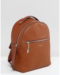 Fiorelli Mini Anouk Tan Tumbled Backpack in Brown | Lyst Australia