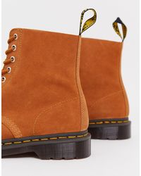 doc martens daim marron