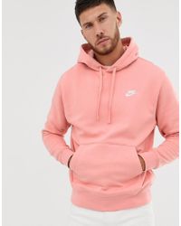 pink nike mens hoodie