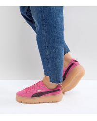 Zapatillas de deporte con plataforma en rosa y negro Trace PUMA de color  Rosa | Lyst